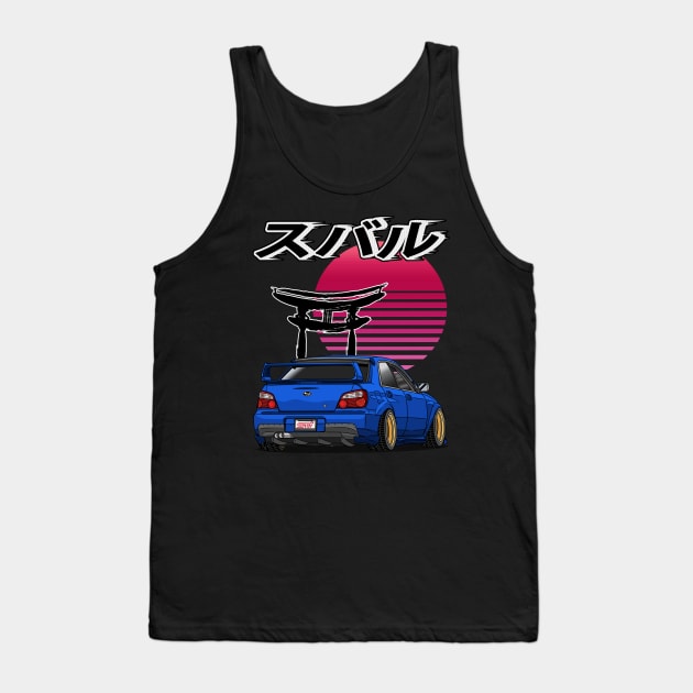 Subaru Impreza WRX STi Tank Top by Guyvit